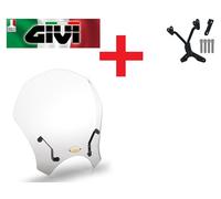 CUPOLINO TRASPARENTE COMPLETO DI ATTACCHI BMW R NINE T 2018 2019 GIVI