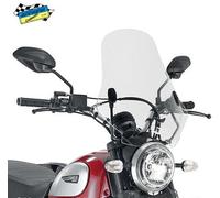 Cupolino Trasparente GIVI Per DUCATI Scrambler Icon 800 (15 > 21) Con Attacchi