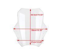 Cupolino Universale Del Motociclo Regolabile Parabrezza 22MM 25MM 28MM Manubrio`