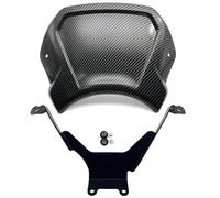 CUPOLINO VISIERA Deflettore parabrezza vintage piastra frontale per moto per HONDA CMX300 CMX500 REBEL 2017-2024 CMX1100 2021-2024 Rebel(Carbon CMX1100)