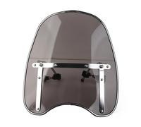 CUPOLINO VISIERA Parabrezza universale per moto, accessorio per montaggio su manubrio da 22-25 mm(GRAY)