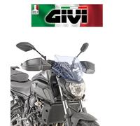Cupolino YAMAHA MT-07 2018 al buio il bordo si illumina blu illuminato dai fari