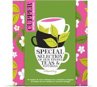 CUPPER Collection Tè e Tisane Bio Cofanetto 9 Gusti (tot 45 Bustine) | Idea regalo, assortimento biologico e fairtrade equo solidale, tè e infusi assortiti, confezione regalo, ingredienti naturali