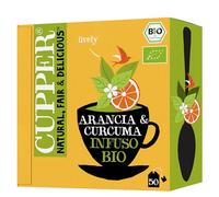 CUPPER Infuso Bio Arancia e Curcuma 50 Bustine