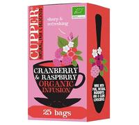 CUPPER Infuso Bio Mirtillo Rosso e Lampone 25 Bustine