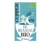 CUPPER Tè Bianco Biologico e Fairtrade, Gusto Classico e Delicato, Filtri 100% Biodegradabili, Confezione da 20 Bustine
