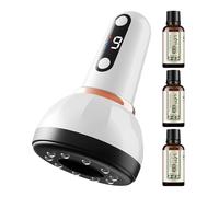 Cupping Massager, Intelligent Vacuum Device, Vibration Tool 3.54x5.91 inches, 9 Adjustable Modes, Body Recovery, Eye-Catching Color Design, Built-In Heat Function