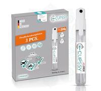 Cupssy Spray disinfettante per superfici - Spray igienico da 15 ml (set da 6) efficace contro il 99,9% di batteri e virus I disinfezione ricaricabile per tutte le superfici