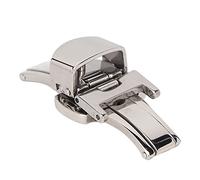 Cuque Chiusura di Ricambio per Orologio, Chiusura Pieghevole per Orologi da Polso Professionali in Argento per l'orologeria (12)