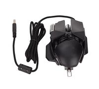 Cuque Mouse cablato, pulsante 6D Effetto luce RGB Regolazione a scomparsa Cavo USB Interfaccia Mouse meccanico 12800 DPI per casa per