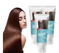 Cura Dei Capelli Crema Per Capelli Lisci, Crema Lisciante Per Capelli, Maschera Per Capelli Lisci, Nutriente, Lisciante Veloce, Condizionante Profondo, Per Tutti I Tipi Di Capelli (3pcs)