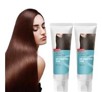 Cura Dei Capelli Crema Per Capelli Lisci, Crema Lisciante Per Capelli, Maschera Per Capelli Lisci, Nutriente, Lisciante Veloce, Condizionante Profondo, Per Tutti I Tipi Di Capelli (2pcs)