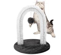 Cura del gatto per interni, spazzola per gatti per la cura di sé, strumento per la perdita dei capelli con palla da gioco, giocattolo per il viso testa schiena