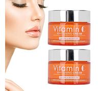 Cura del Viso Arricchita con Vitamina C, Crema Viso con Vitamina C Siero Anti-macchie Marroni Acido Salicilico e Niacinamide - Per Tutti i Tipi di Pelle Idratante Schiarente Antirughe Naturali Natural