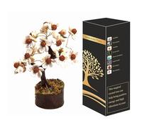 Cura della casa Albero di cristallo Cristalli e pietre Albero decorativo di cristallo Regali di cristallo Albero di pietre preziose Albero di Natale Albero reale (albero di Gomti Rudraksha)