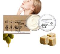 Cura della pelle con sebo di manzo, idratante per il viso con sebo di manzo per la pelle secca e gli uomini, Balsamo idratante con sebo frullato ad assorbimento rapido, profondamente nutriente (3)