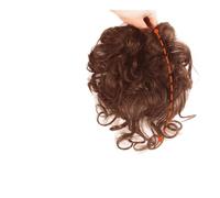 Cura della persona Cuscinetti for capelli da donna, corti, intrecciati, invisibili, for capelli da donna, 13 × 13 cm, con frangia sintetica, parrucca sostitutiva for la perdita dei capelli, capelli bi
