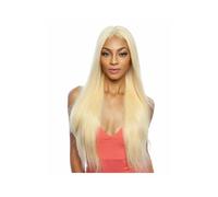 Cura della persona Parrucca con chiusura 5x5'' in seta con base di capelli umani, biondo chiaro, con attaccatura dei capelli naturale e frontale in pizzo. Extension per Capelli(24inch)