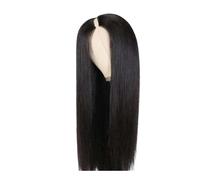 Cura della persona Parrucca con parte a V, parrucca con capelli umani lisci e ossigenati, for parrucca brasiliana lunga e liscia a 180 densità Extension per Capelli(20inch)