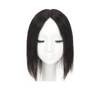 Cura della persona Topper for capelli da 12 pollici, parrucche con base in pelle umana for donne con capelli diradati Extension per Capelli(10x12cm)