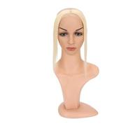Cura della persona Topper for capelli da donna, in capelli umani, lunghezza 10 pollici, con attaccatura dei capelli naturale, for la perdita dei capelli, con gancio a mano, nodo singolo, invisibile Ex