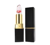 Cura delle labbra, da uomo, a secco, a forma di fiore, cambia colore, idratante, cambia temperatura, nourishing, gelatina colorata, colore change oro, foglia, rossetto, gelatina, cambiamento di colore