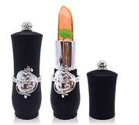 Cura delle labbra fragola rossetto labbro gelatina colore cristallo temperatura fiore bellezza cambiamento buco burro (E, taglia unica)
