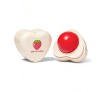 Cura delle labbra idratante alla fragola, fragola, design carino a forma di cuore, cambio di colore, cura quotidiana delle labbra, maschera per dormire sulle labbra, bomboniera alla frutta, buona scel