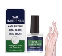 Cura unghie all'acido ialuronico con vitamina E e olio di jojoba, idratazione intensa per unghie idratate, riduce la fragilità, trattamento quotidiano anti-fragilità, base per manicure (1 pezzi)