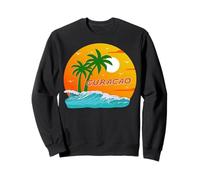 Curacao Palme Caraibi Spiaggia Tramonto Souvenir Felpa