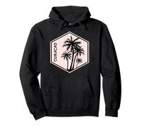 Curacao Souvenir Palme Isola Felpa con Cappuccio