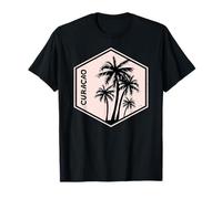 Curacao Souvenir Palme Isola Maglietta