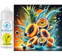 Curacao Sunset Fusion - pesca, maracuja, curacao aroma concentrato - vegano - Sasami - 100ml