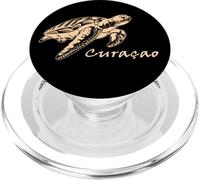 Curacao Tartaruga Marina Snorkeling Caraibi Regalo Souvenir PopSockets PopGrip per MagSafe
