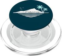 Curacao Vacanza ai Caraibi Palme Isola Voglia di Viaggiare PopSockets PopGrip per MagSafe