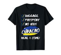 Curacao Vacation Outfit per coppie No Kids Curacao Trip Maglietta