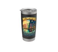 Curaçao Willemstad Days Carribean Nights Bicchiere termico in acciaio inox doppia parete