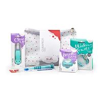 Curaprox Baby Set Per L'igiene Orale | Per Neonati | Prodotti Essenziali Per L'igiene Orale Con Spazzolino | Ciuccio | Anello Da Dentizione E Supporto | Senza BPA | Turchese | Prodotto in Svizzera
