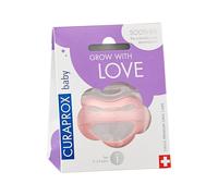 Curaprox Baby Size 1, 1-2,5 Years ciuccio Pink 1 pz