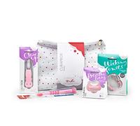 Curaprox Babygeschenkset, pink mit Beissring, Nuggi, Nuggihalter und eine ultraweiche BabyzahnbürsteSet Per L'igiene Orale Curaprox Baby | Per Neonati | Include Ciuccio Prodotto in Svizzera