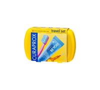 CURAPROX BE YOU Set Viaggio Giallo Spazzolino Regolare Ultrasoft