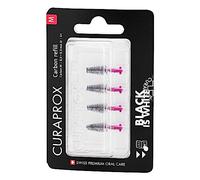 Curaprox Black Is White Carbon M Ricambio, Rosa, Design Svizzero
