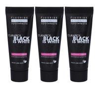 Curaprox Black Is White Dentifricio Travel Size 3x10 ml Dentifricio