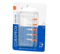 Curaprox CPS 14 Ortho Ricariche Scovolini Interdentali | Per apparecchi ortodontici & restauri dentali | Filamenti ultrasottili per pulizia precisa | 5 pezzi | Arancione | Made in Svizzera