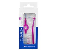 Curaprox Spazzolini interdentali CPS 406 Perio Start - 5 spazzole, supporti doppi, fucsia