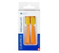 Curaprox CS 5460 Ricambio Da Viaggio, Arancione - Giallo, Swiss Made