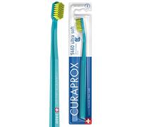 Curaprox Spazzolino da denti CS 5460 Ultra Soft - Spazzolino manuale per adulti con setole 5460 Ultra Soft CUREN - Verde turchese