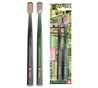 Curaprox CS 5460 Spazzolino ultra-morbido-Spazzolino ecologico per denti e gengive sensibili/Pulizia delicata, edizione riciclata/Confezione da 2 / Made in Switzerland