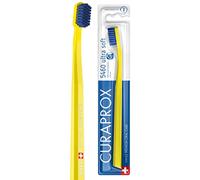 Curaprox CS 5460 Ultra Soft Spazzolino, Giallo-Blu, Swiss Made | Cura Di Denti E Gengive, Setole Curen® Super Morbide Per Una Pulizia Delicata, Confezione Singola