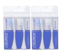 Curaprox Hydrosonic Ortho/Pro Brush Head Sensitive Duo-Pack 2x1 St